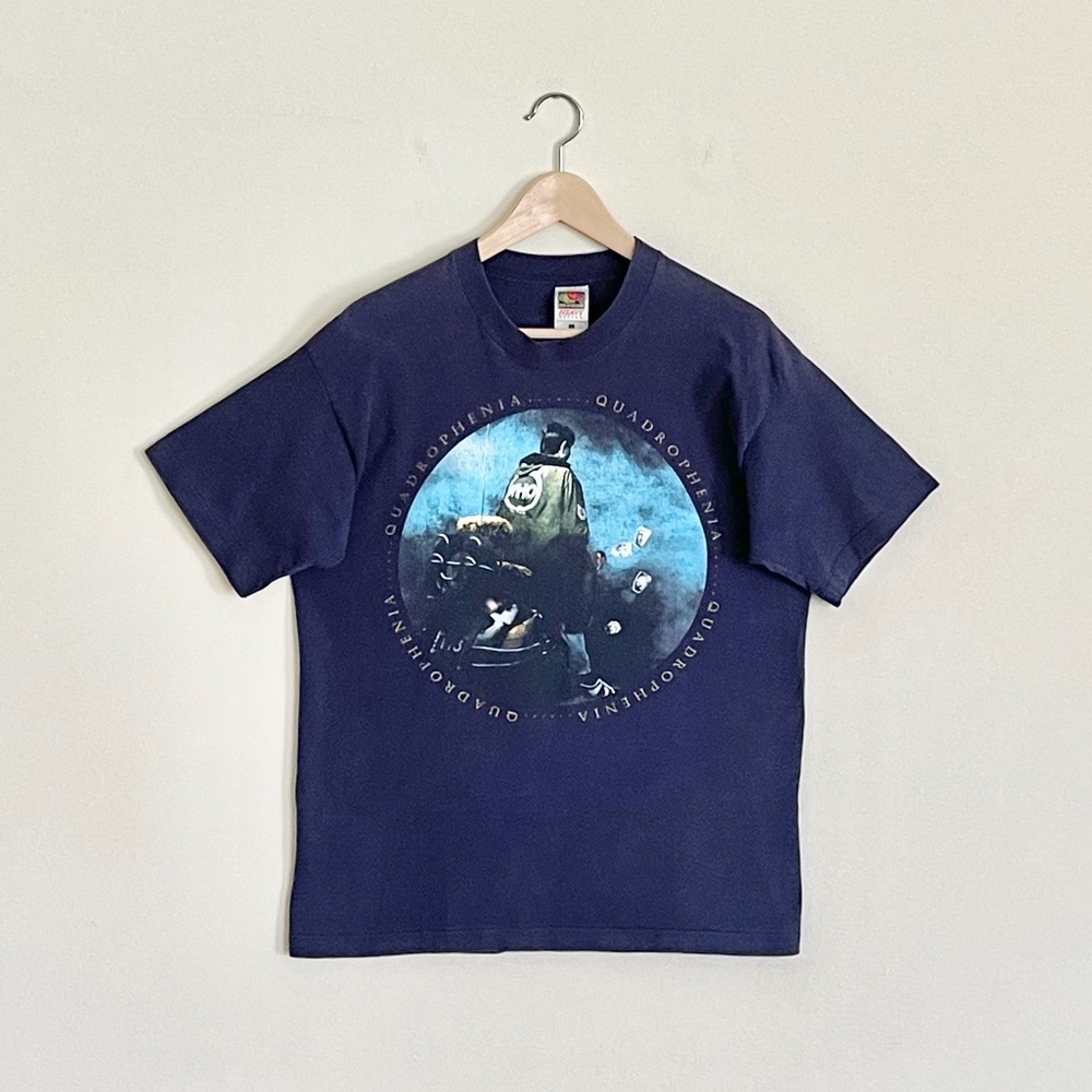 Vintage 1997 The Who Quadrophenia World Tour Navy Concert T Shirt Adult Large